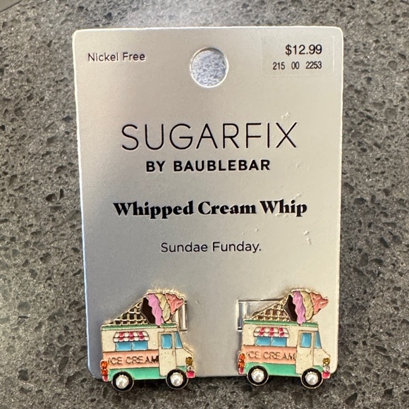 sugarfix Jewelry - NWT Sugarfix Ice Cream Truck Earrings